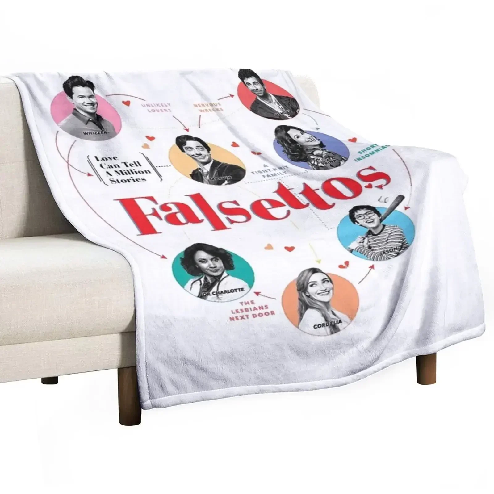 

Falsettos Revival Throw Blanket Warm Plush Fuzzy Blanket for Living Room