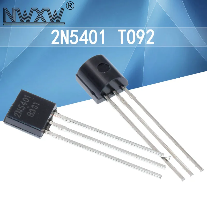 50 Stks/partij 2N5401 Om-92 0.3A/150V Pnp Power Transistor 5401 In-Line Transistor