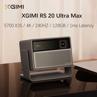 XGIMI RS 20 Ultra Max proyector láser 4K Ultra HD TV Android 5700 iso lúmenes 128GB cine en casa inteligente 240Hz juego a haut