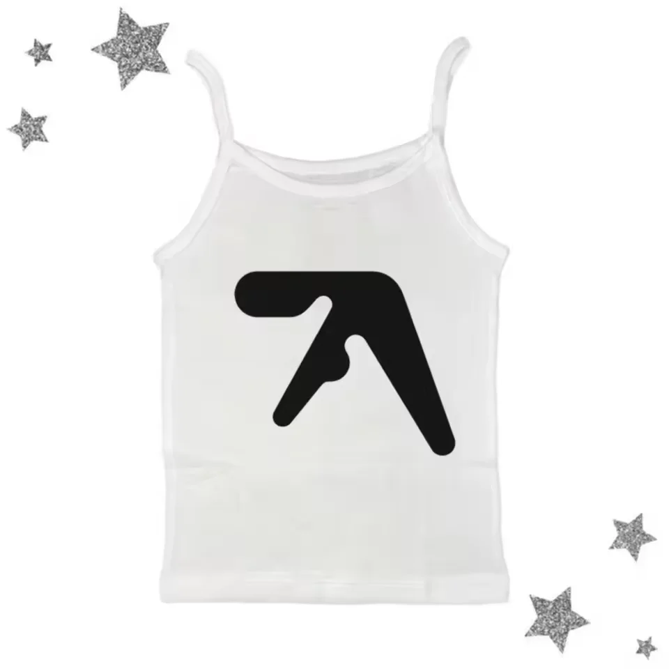 Aphex Twin Sweetheart Corset Halter Gothic Punk Tank Top Harajuku Rock Metal Concert Show Club Sexy Vinatge Sleeveless Tank Tops