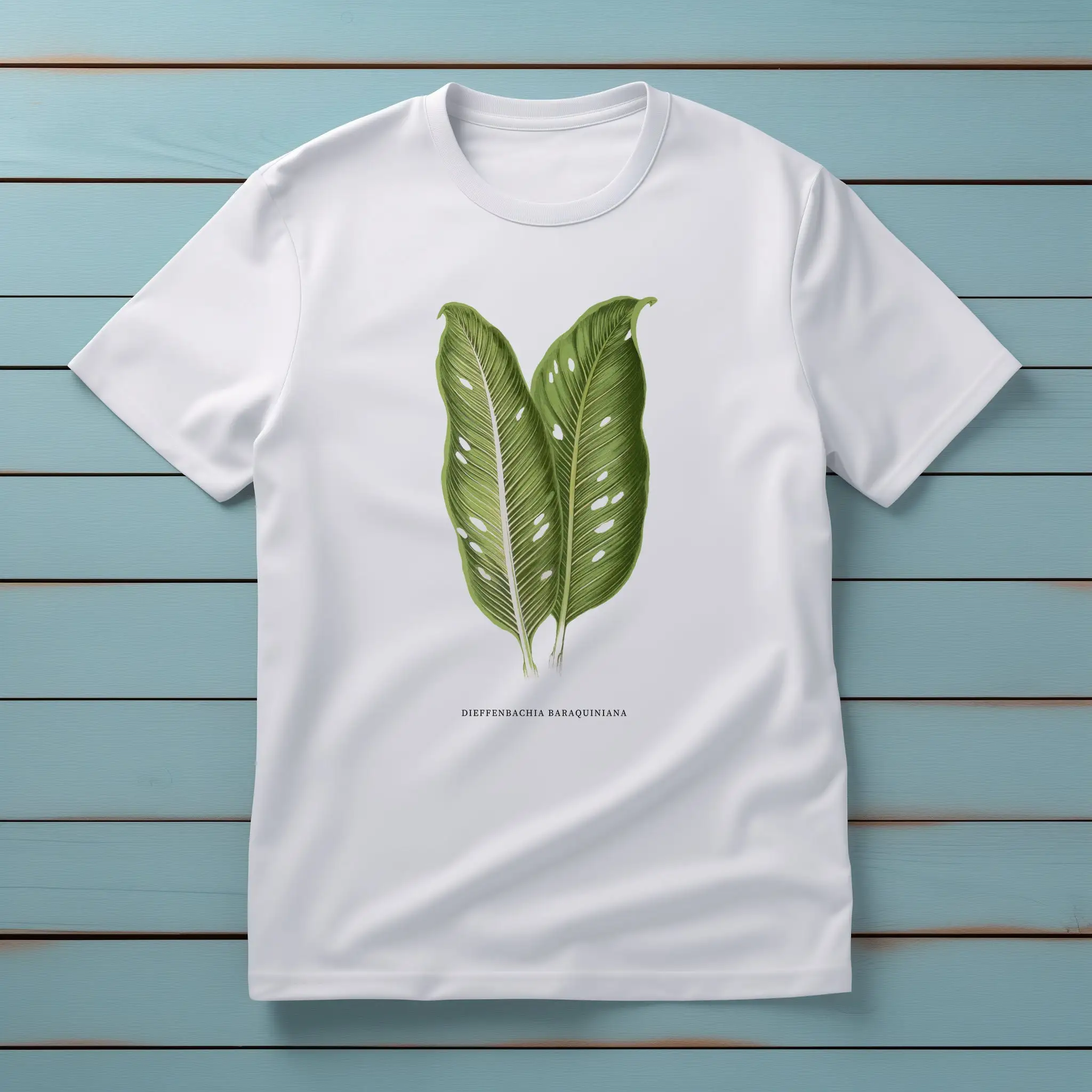 Vintage Floral Print T Shirt Unisex Leaf Minimalist Sci Art Tee Simple Botanical Stylish Fashionable