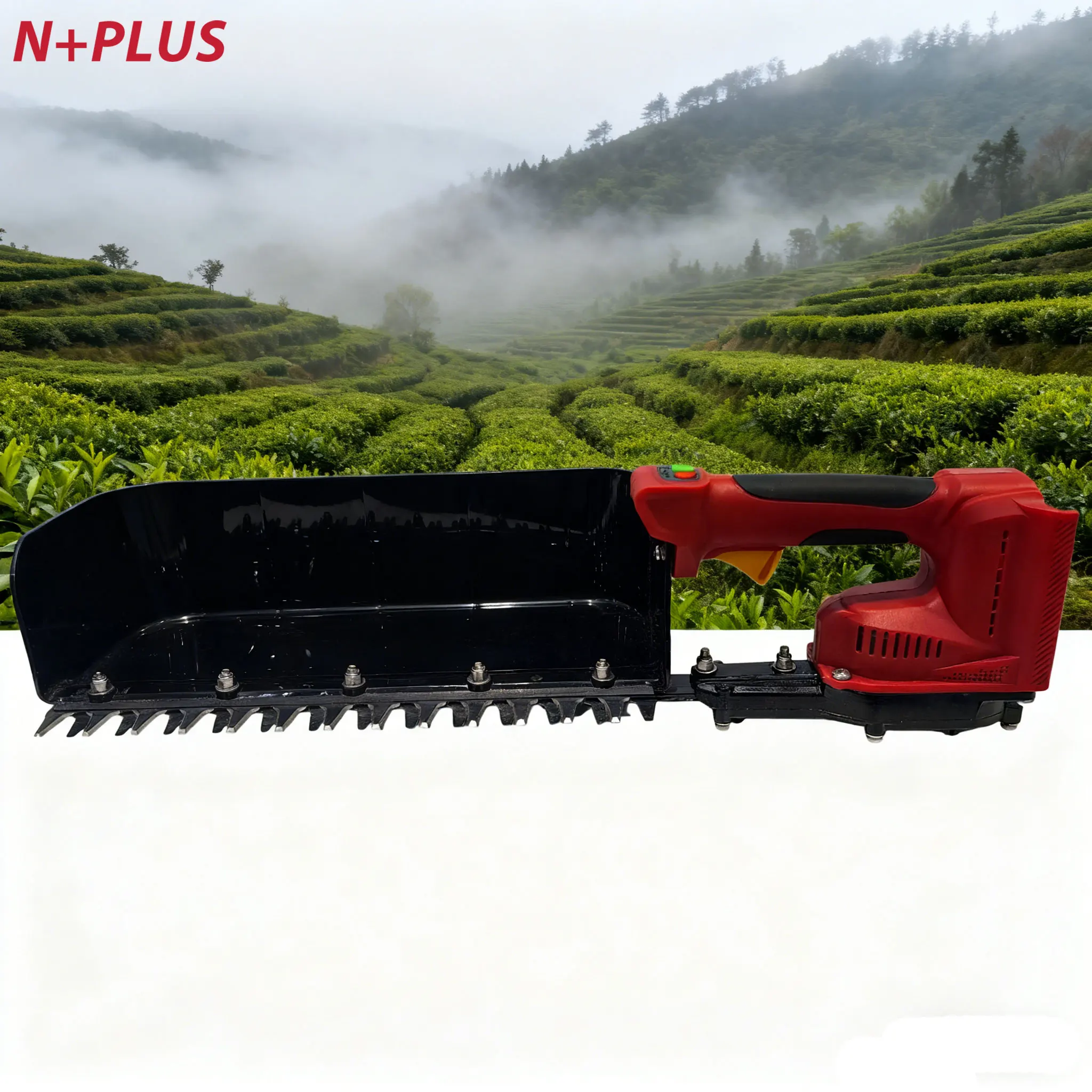 

N+PLUS Powerful Motor High Efficiency Tea Harvest Stable Performance Fast And Precise Tea Leaf Picking Machine Cutter