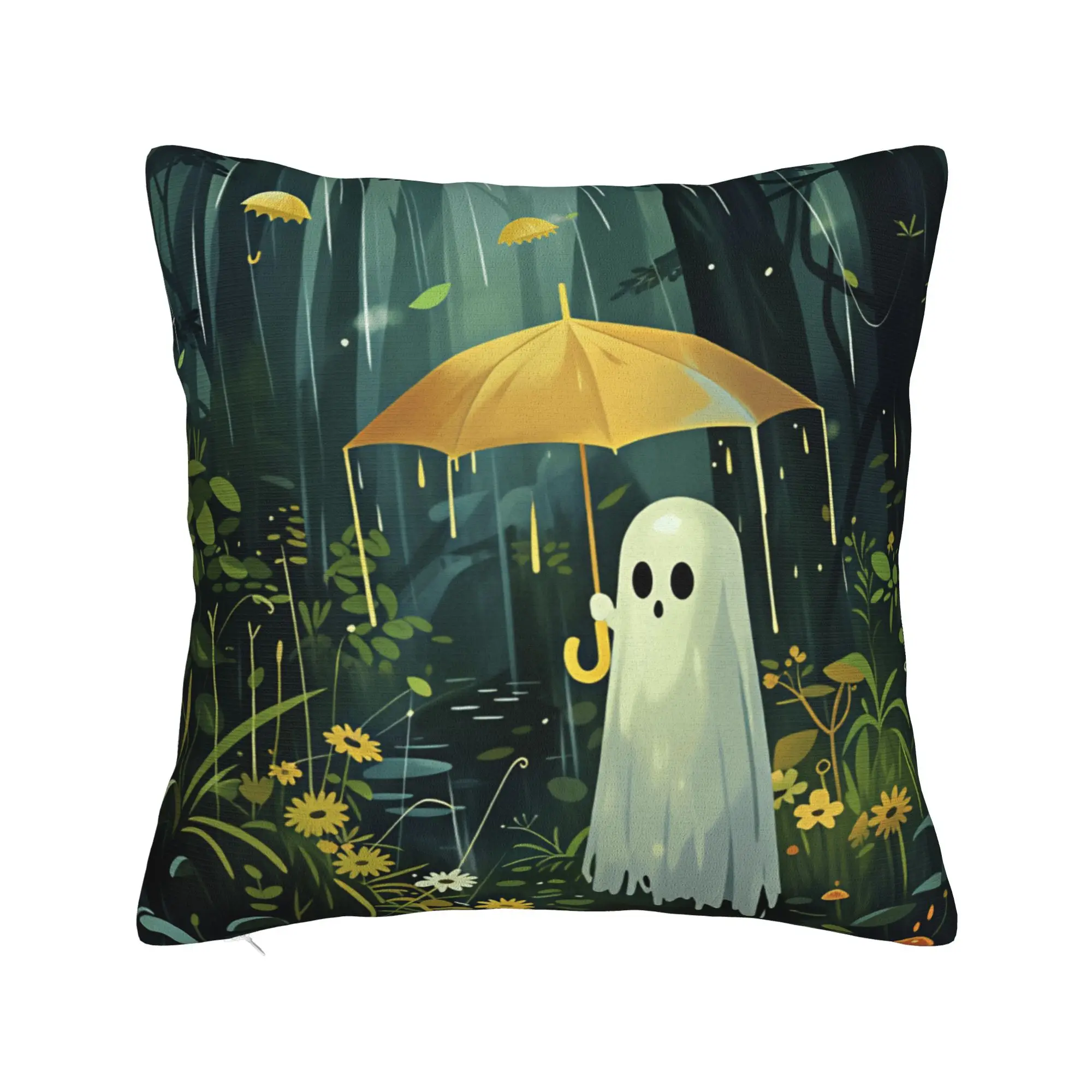 Ghost Diamond Art Pillow Case  Fashion Pillow Cover Graphic Pillowcases For Sofa Bedroom Home Decor