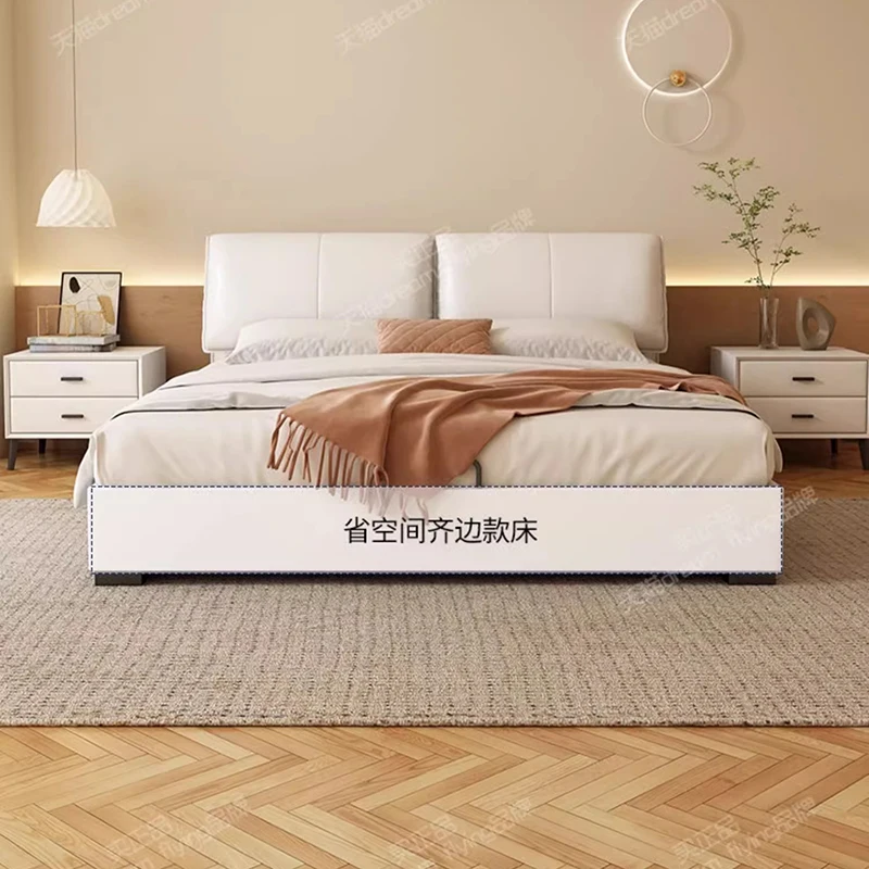 Double Luxury Bed Children Wooden Bedroom Beauty Multifunctional Girls Bed Tatami Princess Sleeping Beliche Trendy Furniture