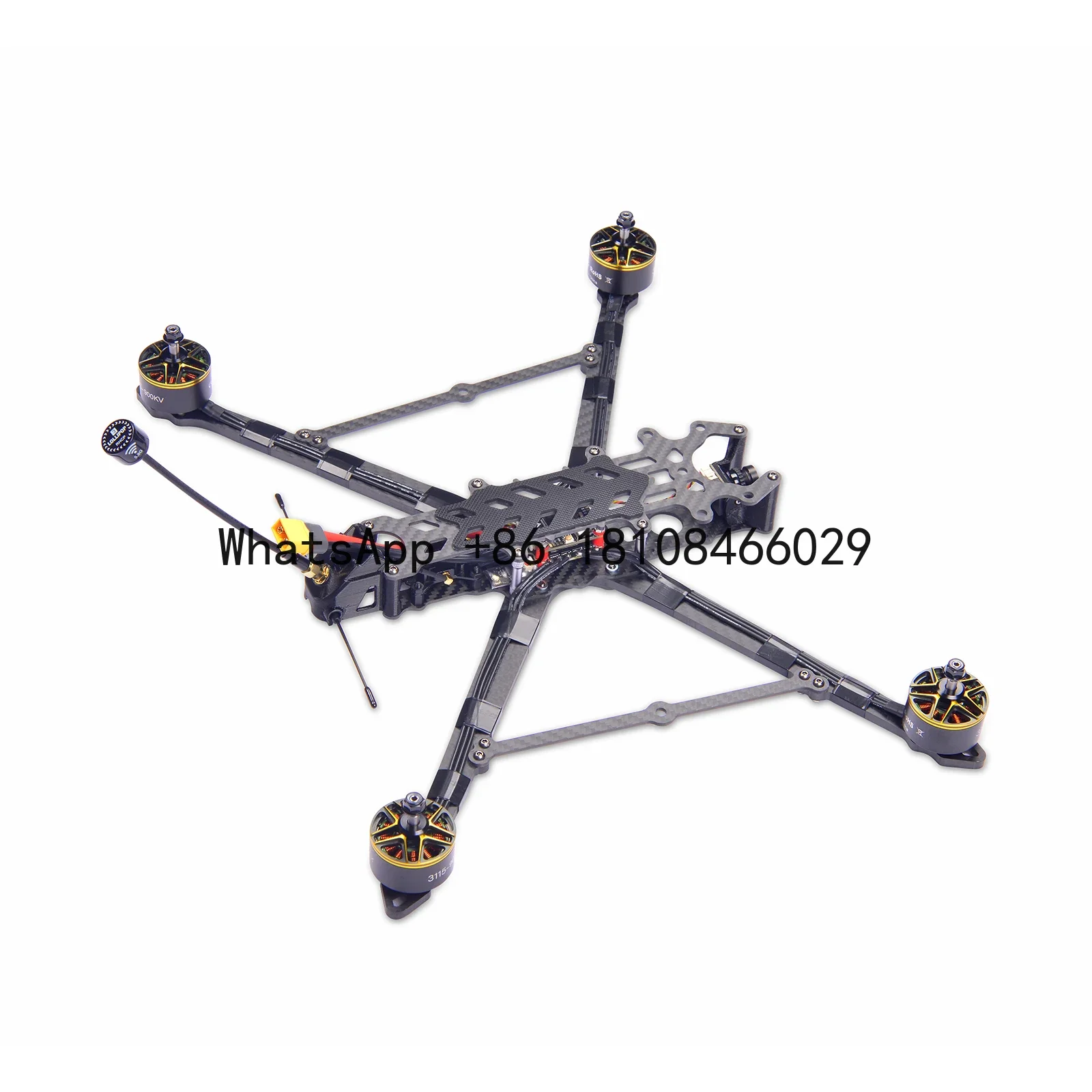 Haoye RC 10 Inch Racing  with Carbon Fiber Frame Kit  Remote Control and Battery Power FPV  Accessories