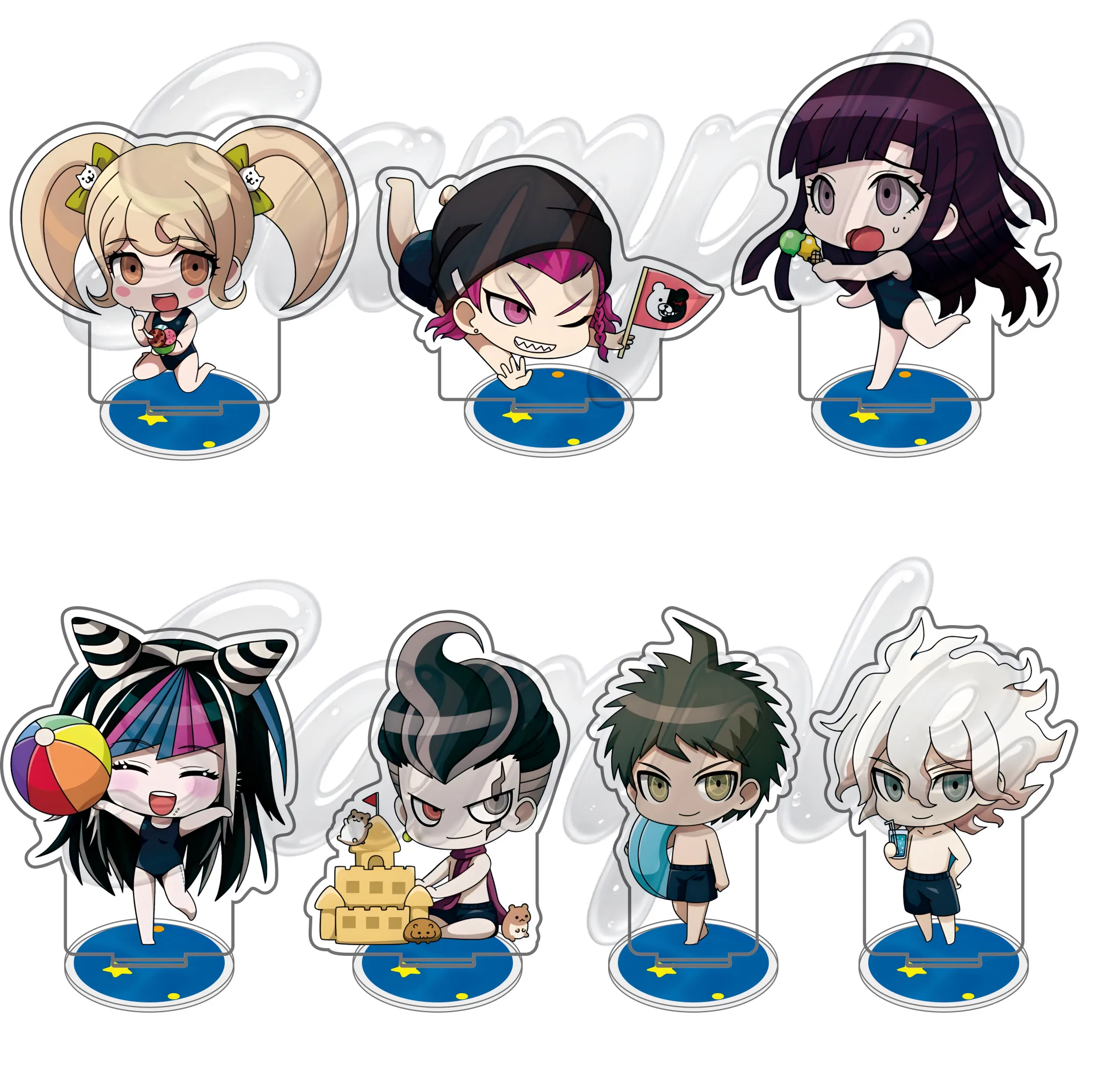 Anime Danganronpa Acrylic Stand/Keychain 10CM Tabletop Decorations Accessories Decor Gifts Exquisite Products Elegant goods