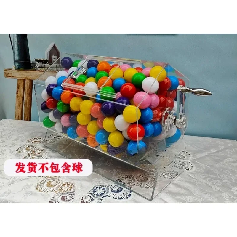 acrylic transparent manual lottery box, turntable lottery machine, roller lottery box, program activity box.