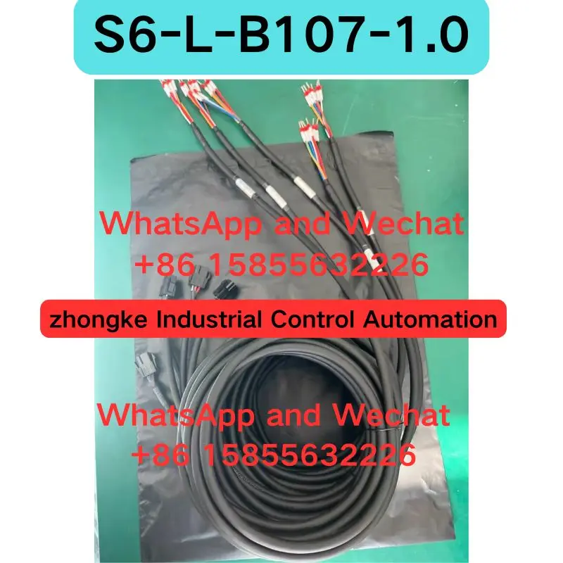 

Абсолютно новый оригинальный импортный комплект кабелей S6-L-B107-1.0 S6-L-P124-1.0 для электрооборудования. Быстрая доставка.
