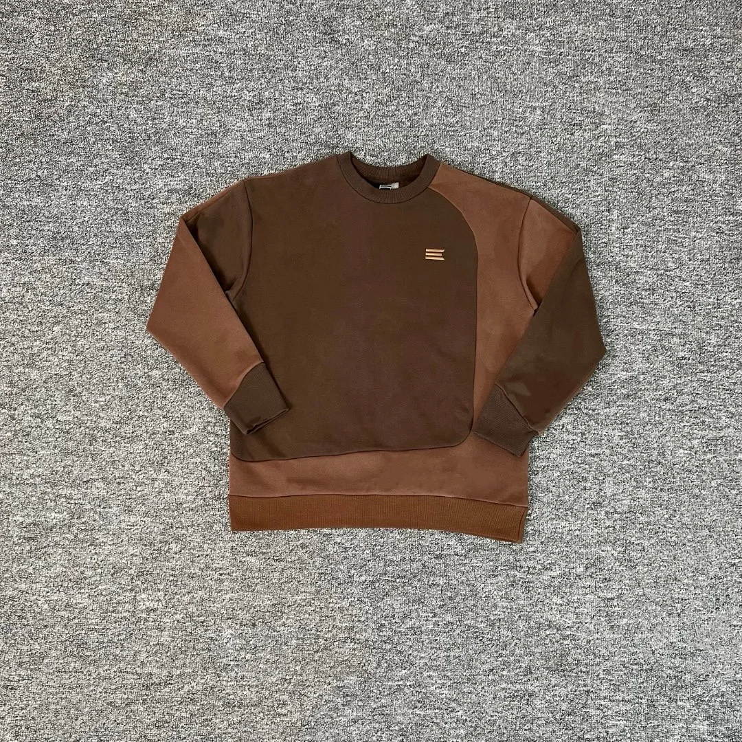 

Американский High Street Kroen с вышивкой в стиле пэчворк, спортивный костюм, цветной комплект Blo, повседневная толстовка из хлопка и полиэстера для подростков