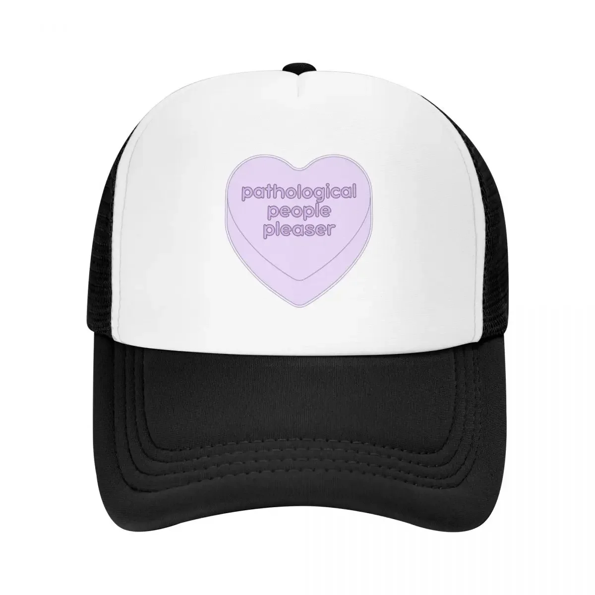 pathological people pleaser candy heart Baseball Cap Christmas Hat Hip Hop cute Big Size Hat Caps Male Women's