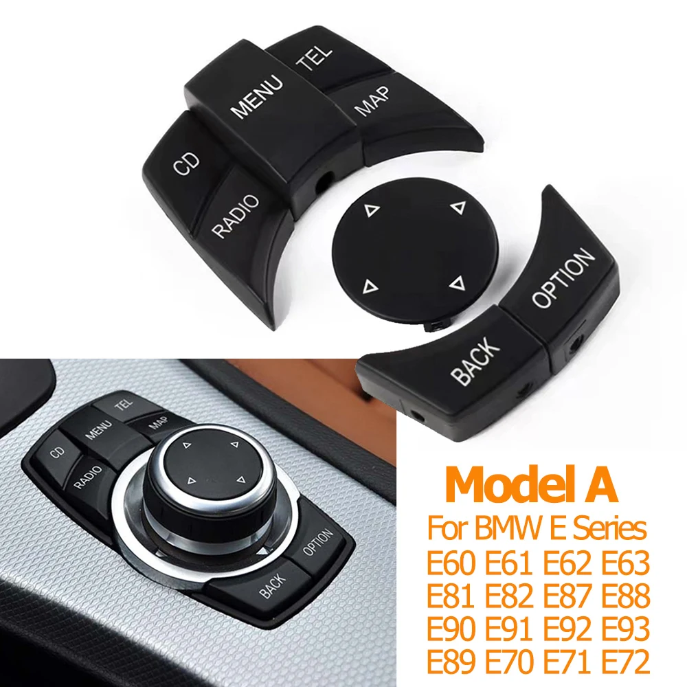 Innen Auto CIC IDrive Multi-Media Knob Menü Taste Schalter Für BMW E Serie E60 E61 E81 E82 E87 E88 E89 E90 E91 E92 E70 E71 E72