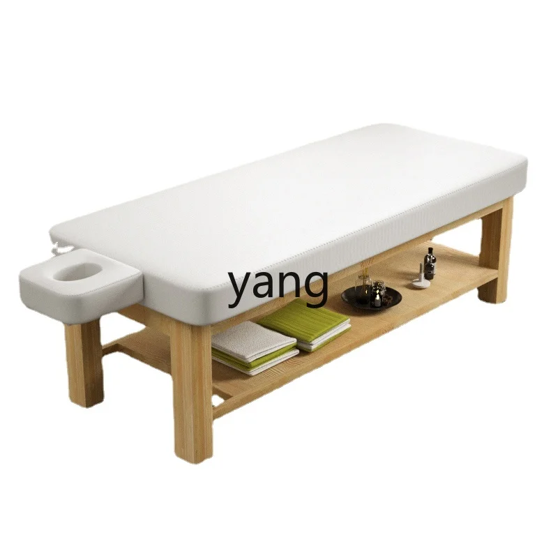 CX Solid Wood High-End Beauty Salon Special Massage Spa Physiotherapy Reset Bed