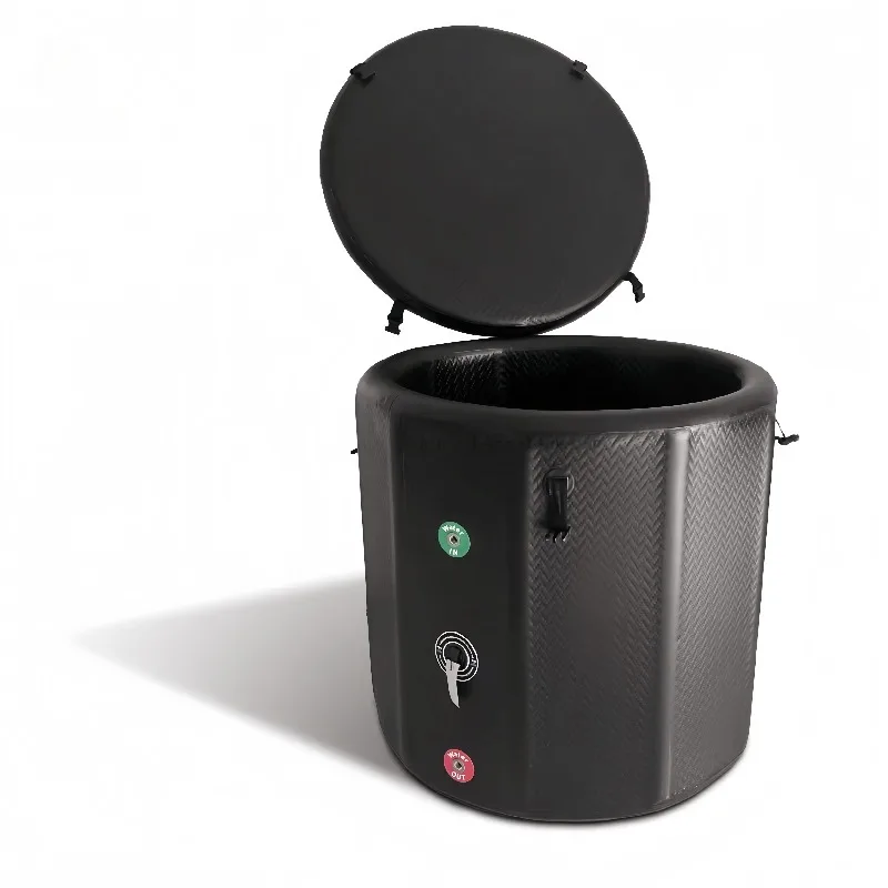 

Xiangyin Double Wall Inflatable Portable Barrel Ice Bath Tub Drop Stitch Cold Water Cold Plunge Inflatable PVC Foldable