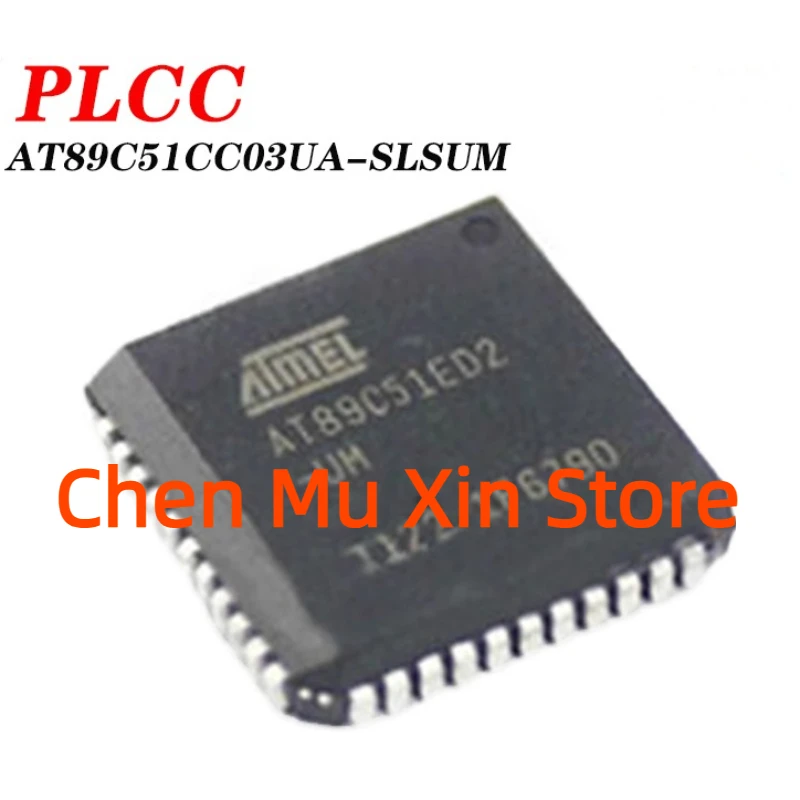 

AT89C51CC03UA-SLSUM 10pcs/lot PLCC44 AT89C51CC03UA MCU 8-bit AT89 8051 CISC 64KB Flash 5V 44Pin Stick Original In Stock