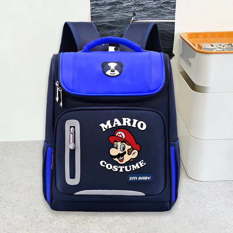 

Рюкзаки Super Marios Bros, школьные сумки большой вместимости в стиле аниме, милые сумки для книг с героями мультфильмов, сумки на плечо для мальчиков и девочек, канцелярские принадлежности, подарок