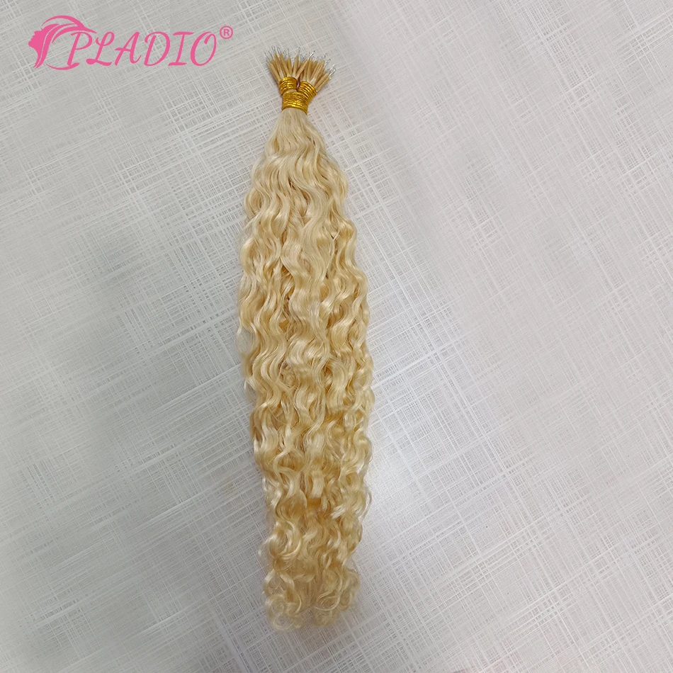 Nano Ring Hair Extensions 100% Human Hair 12-26Inch European Micro Beads Ring Remy Hair Extensions 0.8g-1g/Strand Natural Color