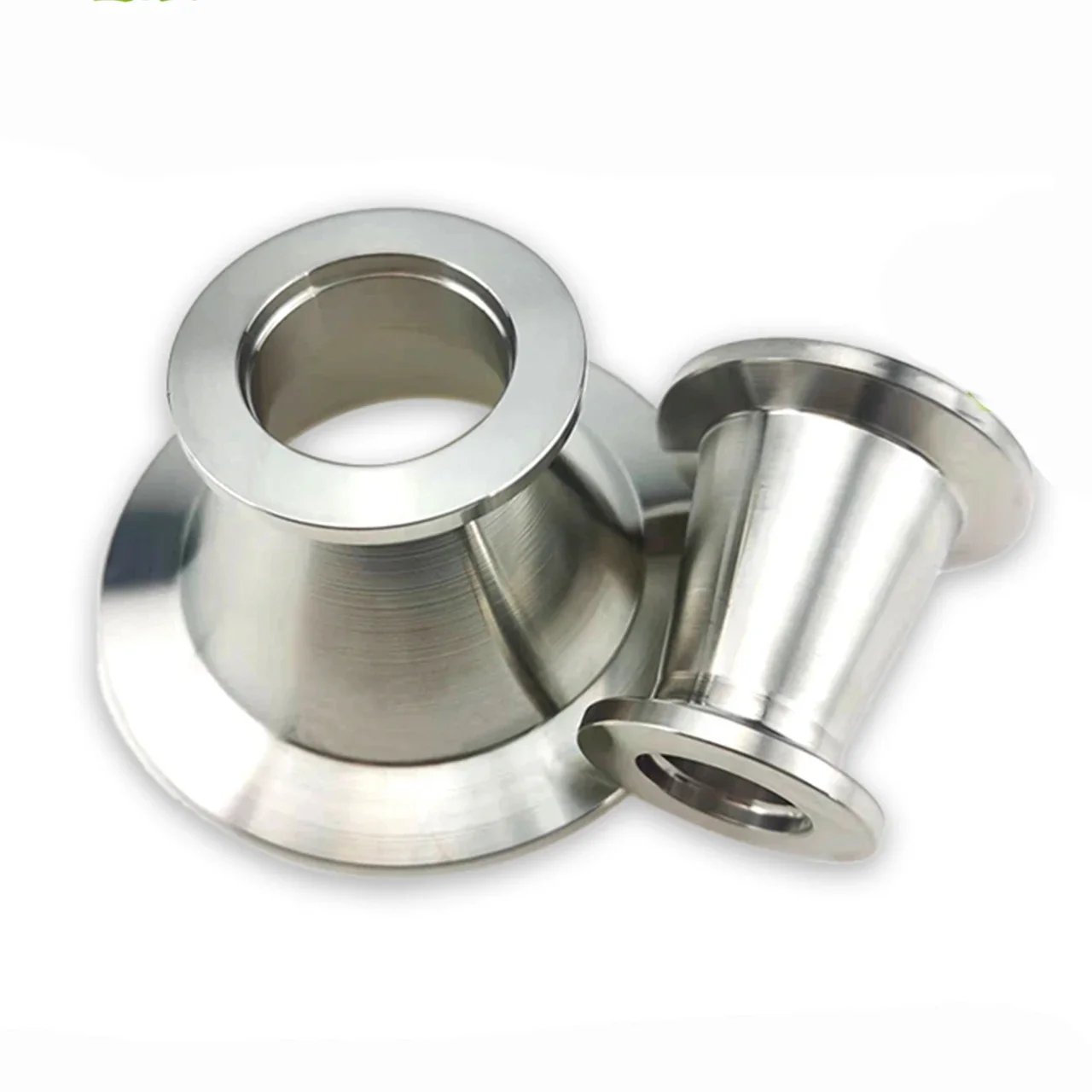 KF10 KF16 KF25 KF40 KF50 Vacuum Tri Clamp Reducer Large and Small Head SS304 Stainless Steel Pipe Fitting Reducing Joint Adapter