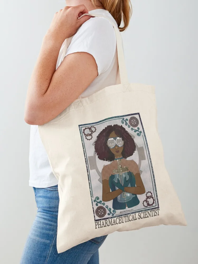 

Pharmaceutical Scientist (STEAMpunk Art) Tote Bag foldable reusable bag Fabric bag tote men's tote