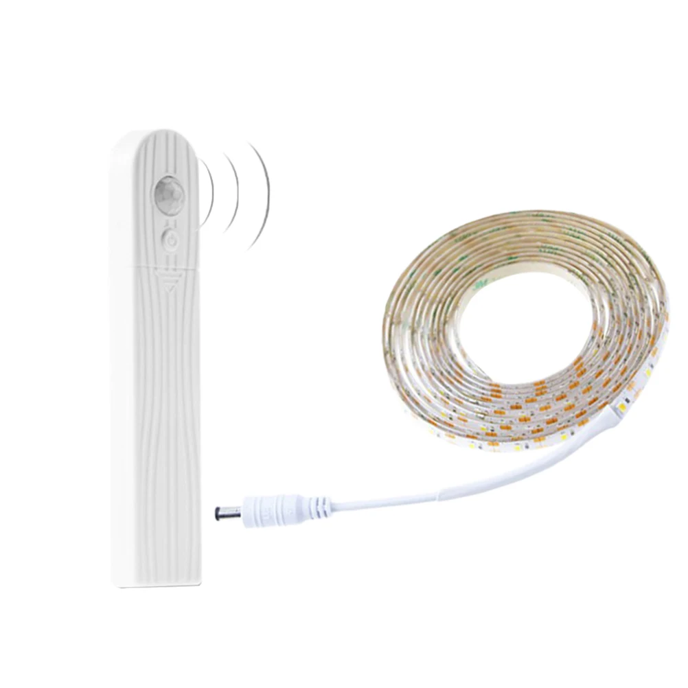 

Motion Sensor Light Cabinet Closet Stick-On Night Light Bar Wardrobe Drawer Cordless Operated Adhesive Warm White