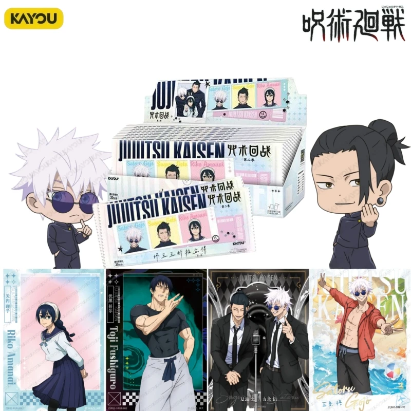 kayou-official-genuine-new-jujutsu-kaisen-huaiyu-jade-folding-series-cards-anime-collection-toy-cards-festival-gift-original-box