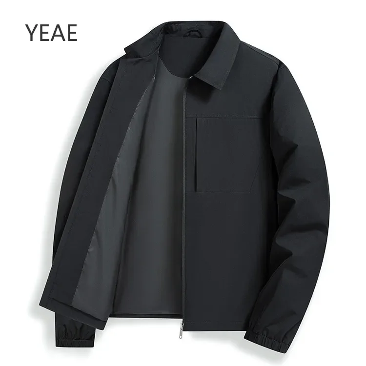 

Men Designer Clothes Handsome Coats Waterproof Jacket Spring and Autumn 2025 New Elastic Cuffs Light Casual Business Jacket
