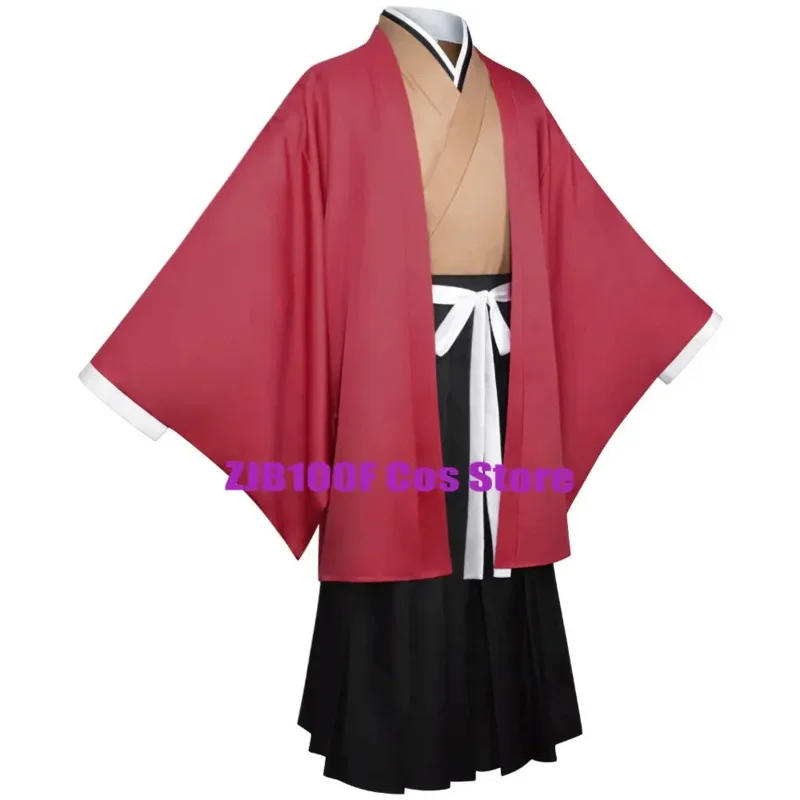Ss13anime tsugikuni yoriichi cosplay quimono uniforme brincos peruca terno roupa de festa de halloween para mulheres e homens