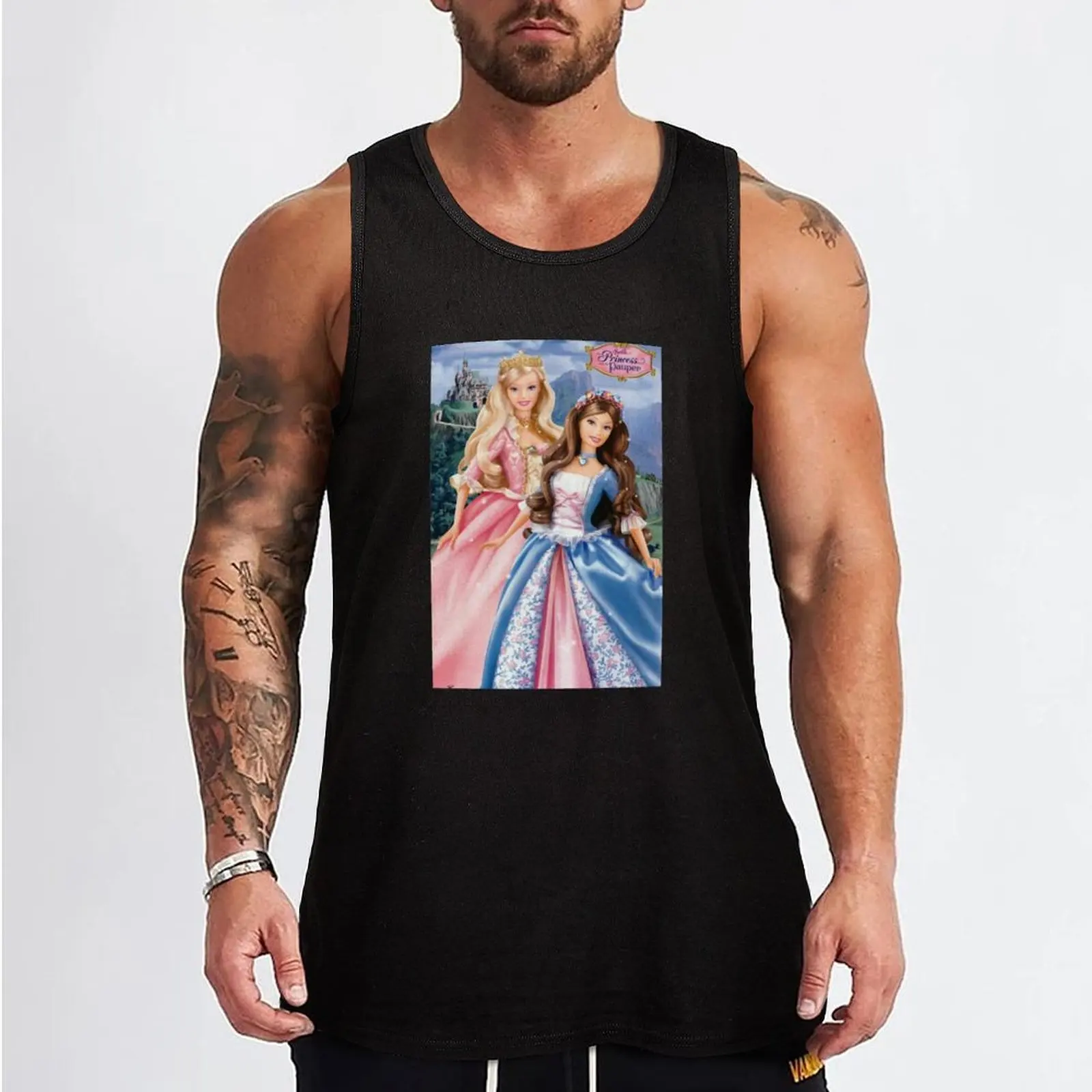 barbie princess and the pauper Tank Top fashion 2025 man Clothing vests for men Male vest