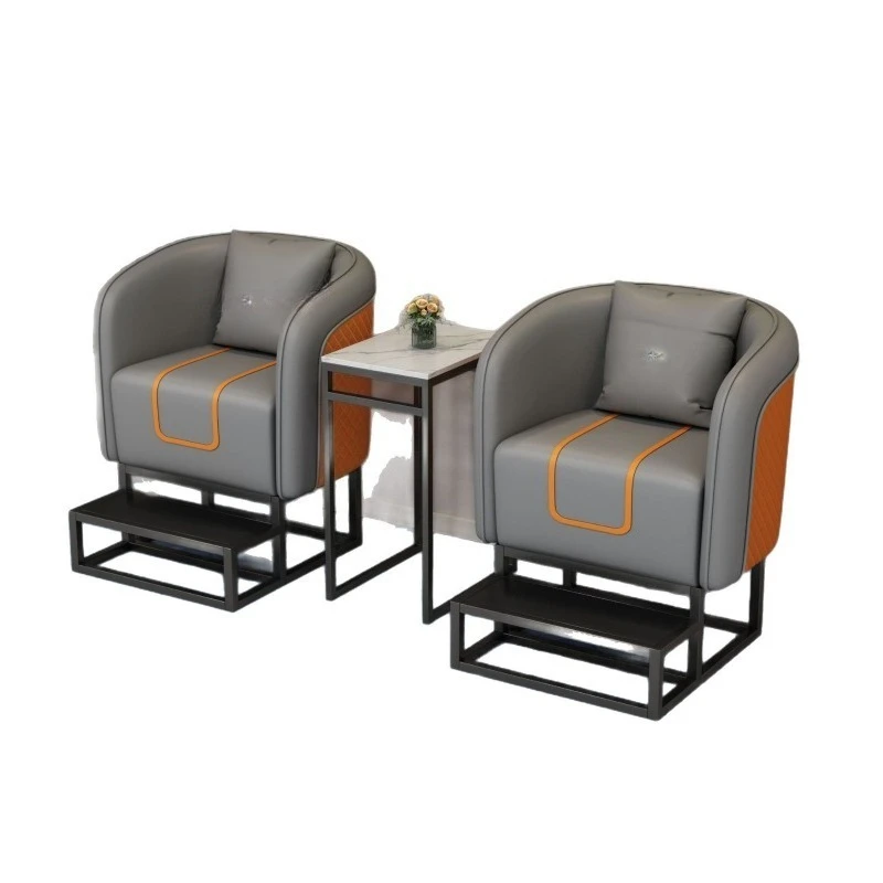 Sofa table and chairs, game viewing sofa coffee table combination, self-service billiard chair