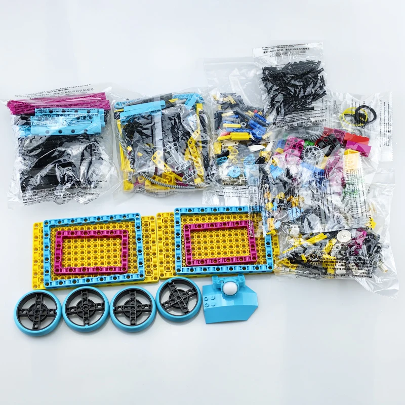 

NEW SPIKE Education Building Blocks Set DIY Technical STEAM 45678 Prime Bricks for School Study Christmas Birthday Kids Toy Gift