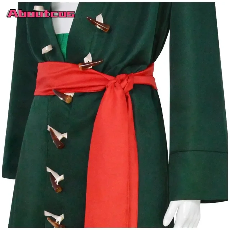Aboutcos Anime Costume Halloween Costume Costume Roronoa Zoro Cosplay Costumes Kazunokuni Zoro Animation Exhibition Performance