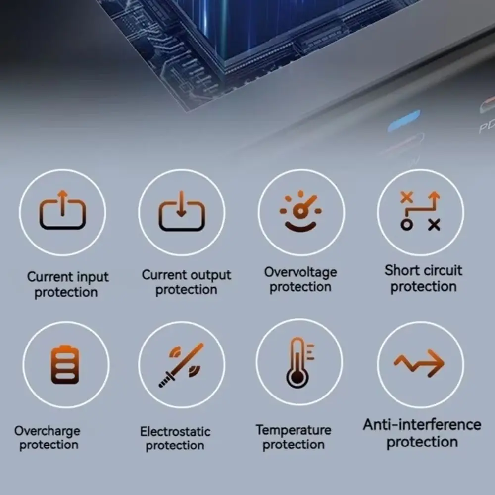 

Пластиковое зарядное устройство для быстрой зарядки, черное, 330 Вт, 10 портов, USB-зарядное устройство для Macbook/IPhone 13, 14, 15, 16/Samsung