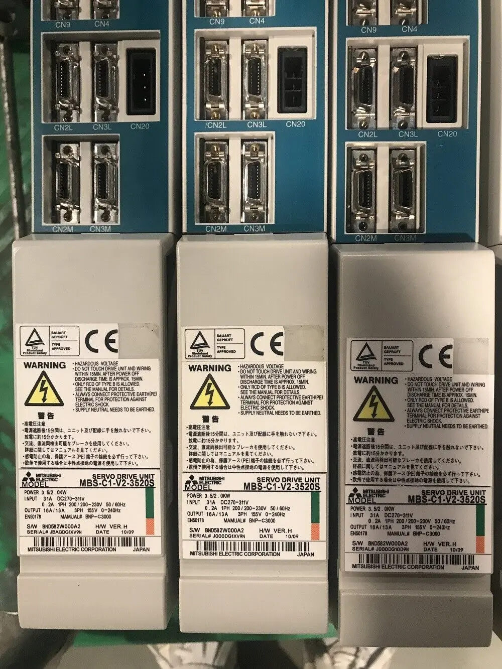 MDS-B-V1-03 Servo Drive Unit CNC System Tested Ok