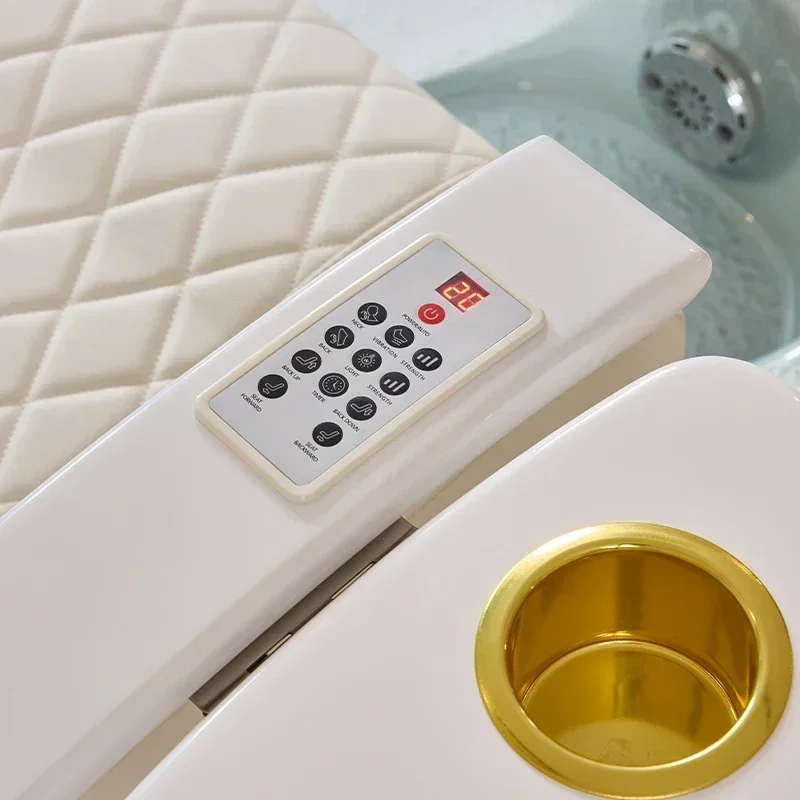 Pediküre-Stuhl.Pacific GT Pediküre-Spa-Stuhl für professionelle Salons und Spas, Shiatsu-Massagestuhl, LED-Licht in Schüssel, M06