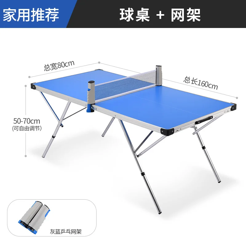 

Mid-Size Table Tennis Game Set - Indoor/Outdoor Portable Table Tennis Game With Net