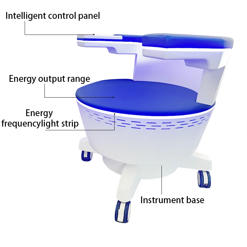 2025New المهنية إصلاح عضلات أرضية الحوض آلة الحوض كرسي تمرين العضلات للاستخدام المنزلي آلة إصلاح ما بعد الولادة Ems