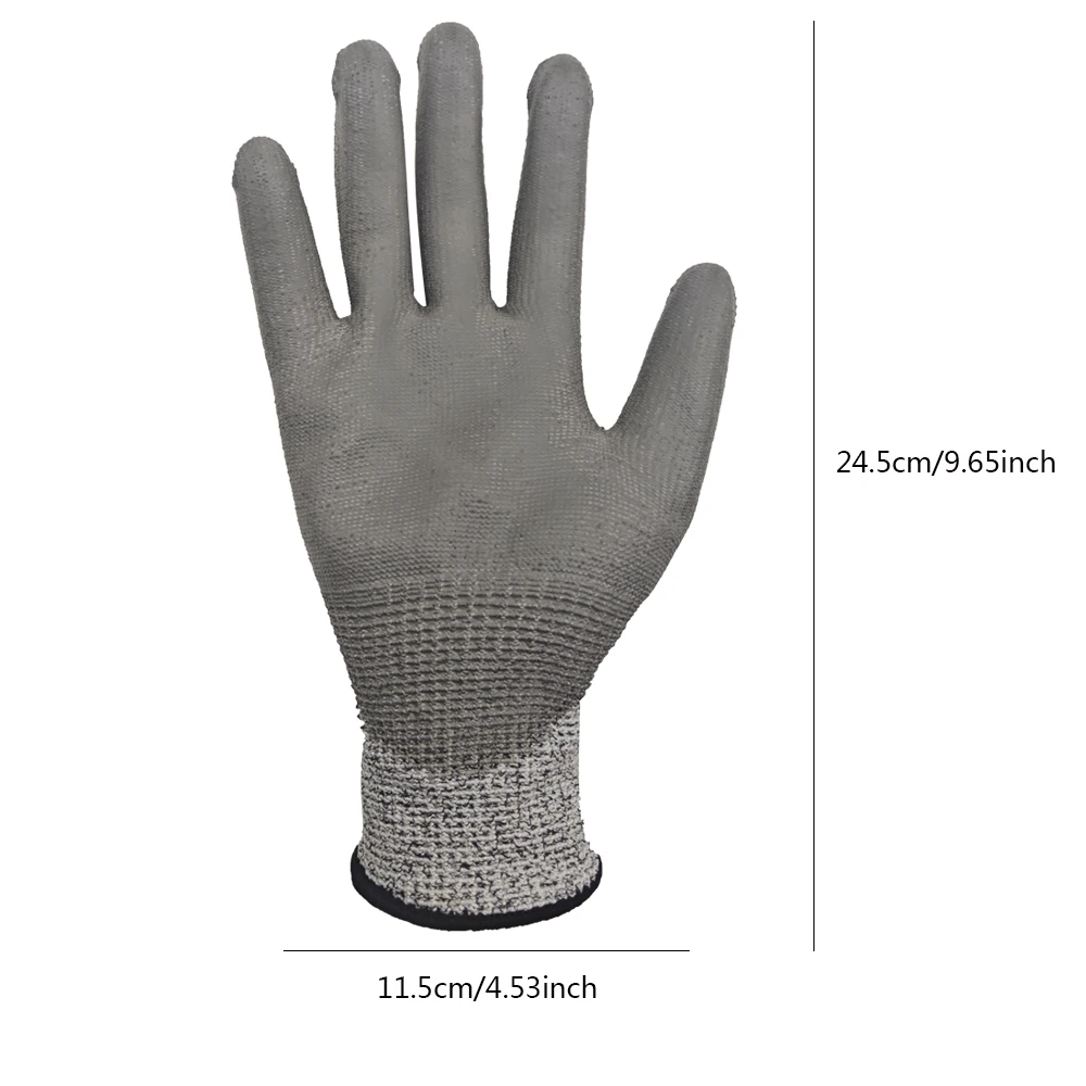 SAFETREE Level 5 HPPE Cut-resistant Safety Glove Anti-Cut Work Gloves Contruction Cut Proof CE