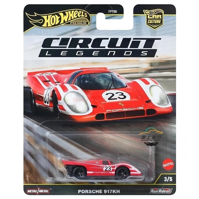 Hot Wheels Premium Car Culture Circuit Legends Series Ferrari 499P Porsche 911 GT3 1:64 Kolekcja modeli samochodów odlewanych ciśnieniowo