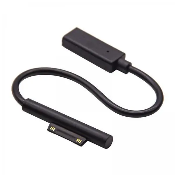 2X Type-C Female Interface Wire Connect Cord 15V for Microsoft Surface 3 4 5 6