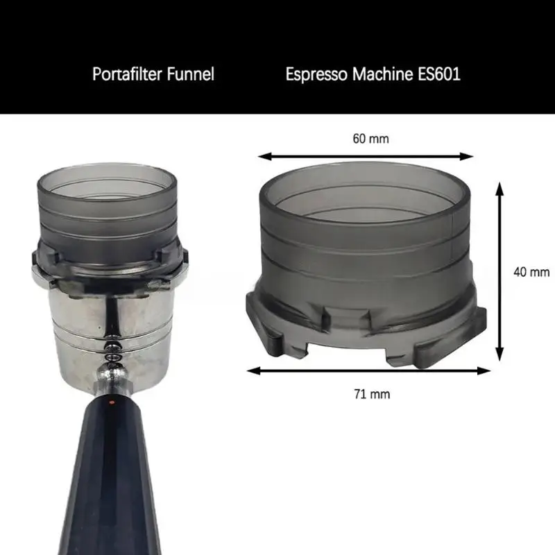 For Ninja Espresso Machine ES601 Barista Tools Portafilter Replacement Funnel For Ninja Luxe Cafe Accessories Portafilter Funnel