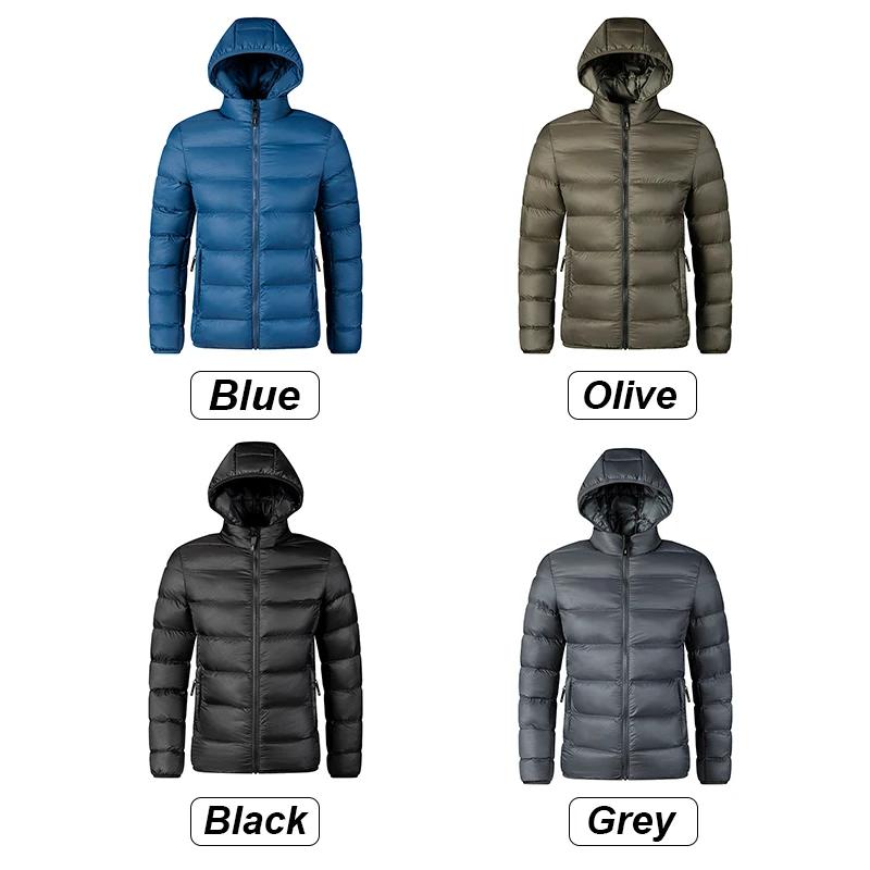 Chaqueta cortavientos gruesa y cálida para hombre, Parkas impermeables desmontables, marca de moda, otoño e invierno, novedad