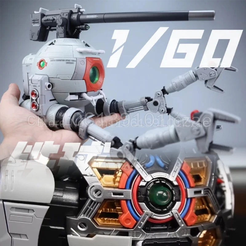 Image of 1/60 US-Modell RB-79 BALL Spielzeug-Bausatz mit LED-Actionfigur UMONSAMON Modellroboter Plastikgeschenke
