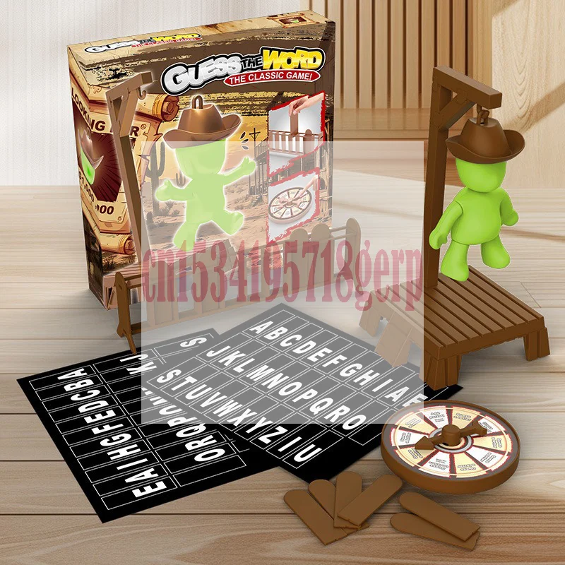 {DODOA} Magnetic Hangman Mystery Guessing Word Game Glow In The Dark Guessing Word Before Interaction Hank Falls Board Games