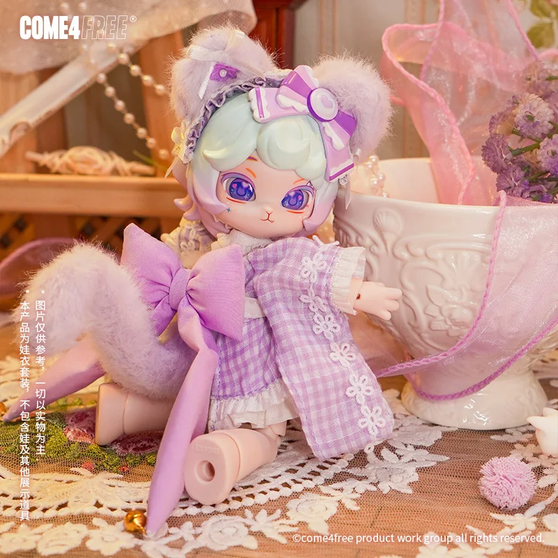 ชุดตุ๊กตาเค้กสตรอว์เบอร์รีทาร์ตและเค้กทาร์โอบล็อก คอลเลคชั่น Come4free Dessert Series สำหรับตุ๊กตา Ob11 BJD ของขวัญสำหรับเด็กผู้หญิง