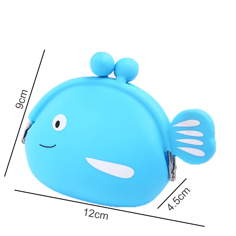 Cute Fish Silicone Change Wallet