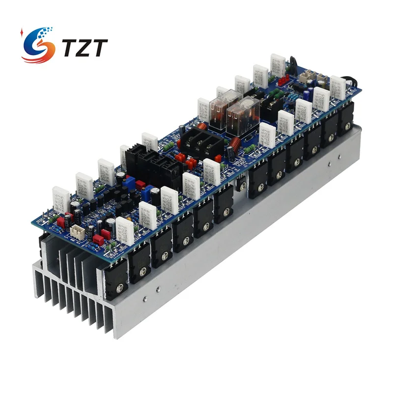 Imagem -06 - Tzt V242 1000w Mais 1000w Dois Canais Amplificador Board Power Amp Board para Cenários de Palco Profissional