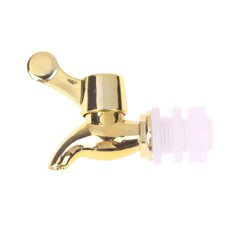 1PC Gold Leak Proof Faucet Water Tap Plastic Glass Wine Bottle Faucet Jar Barrel Water Tank Faucet With Filter Wine Valve