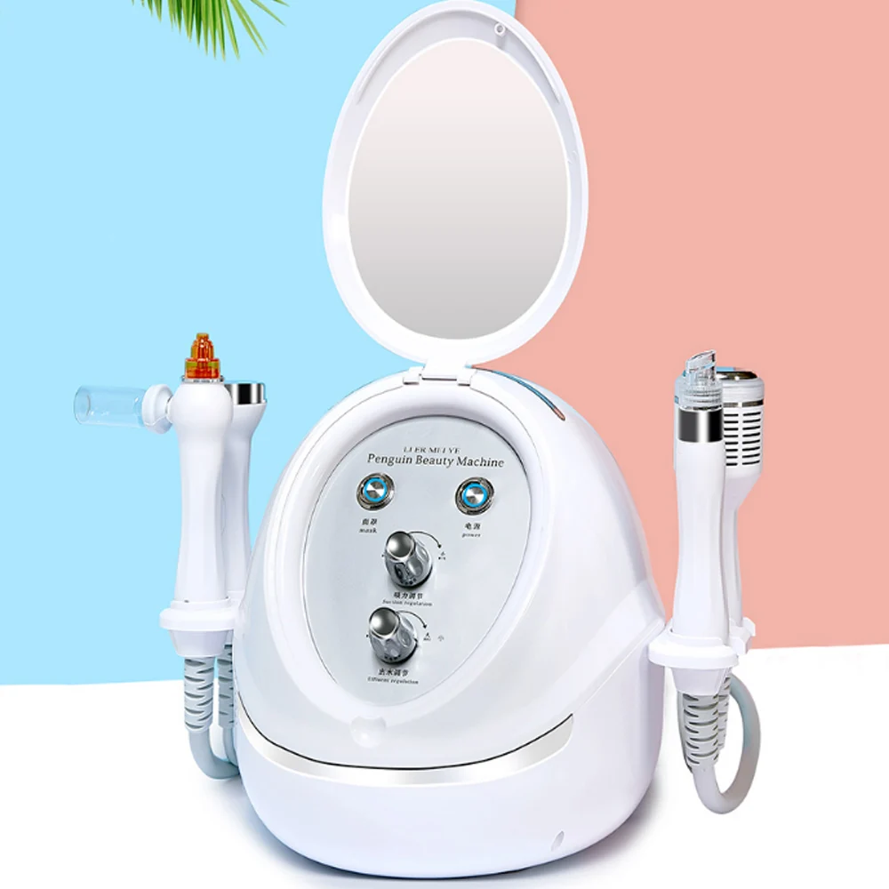 110v Small Bubble Beauty Instrument 7 Modes Special Bubble Machine 5 In1 Facial Skin Care Equipment for Cleaning Blackhead Hydra