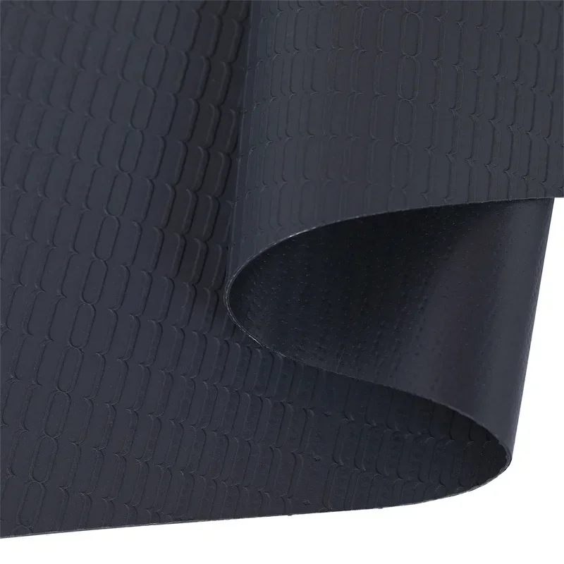 【From China】Outdoor 0.8mm 500D 18*21 80S PVC Tarpaulin Wheel Pattern/leather Pattern/water Wave Pattern Customizable Tarp