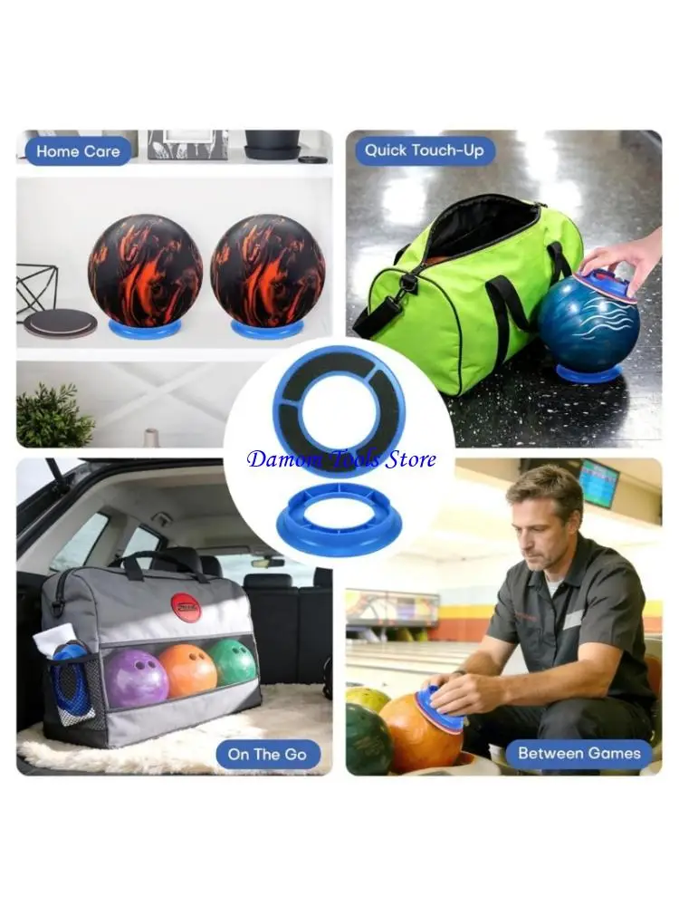 57BE Double Function Bowling Ball Sanding Stand Bowling Ball Sanding Pad Holder 140mm