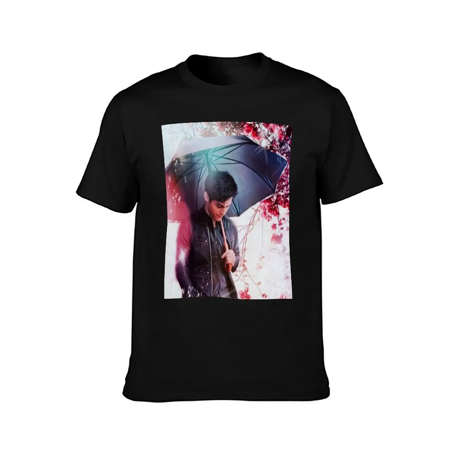 Matt Daddario umbrella T-Shirt Summer Casual Cotton Tee Oversized Streetwear Tops Vintage Graphic Print Unisex Men Women